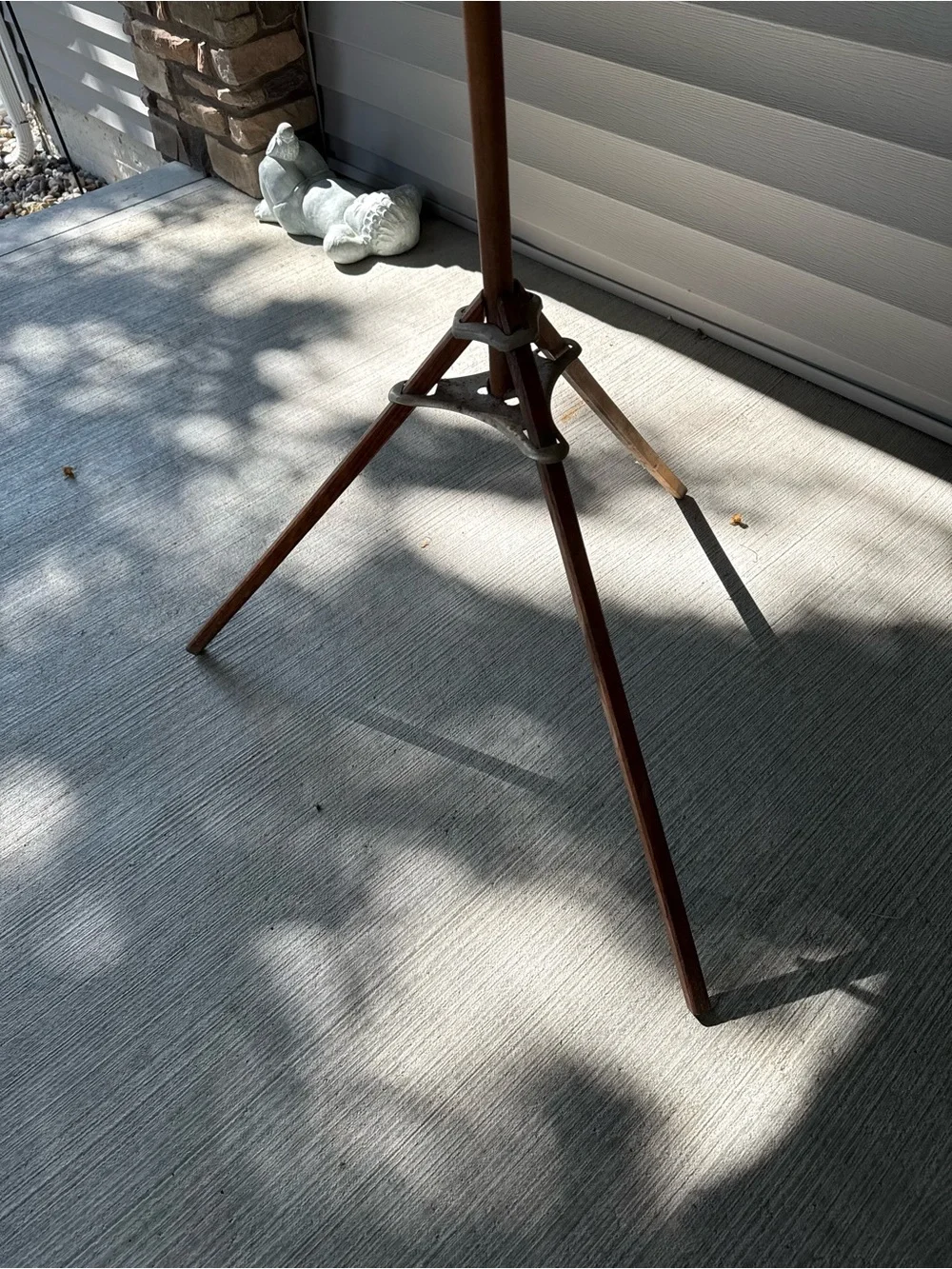 Artmoore Co 1920's Wood & Metal Collapsible Clothes/Artwork/Herbs Drying Rack
